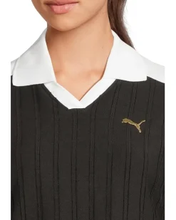 PUMA T7 Relaxed Long Sleeve Polo Women's