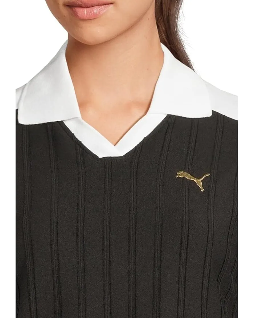 PUMA T7 Relaxed Long Sleeve Polo Women's