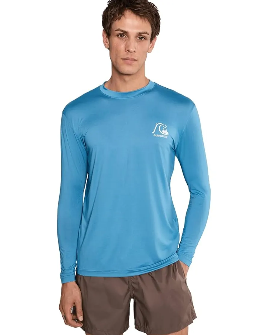 Quiksilver Dna Logo Long Sleeve Surf Tee Men's