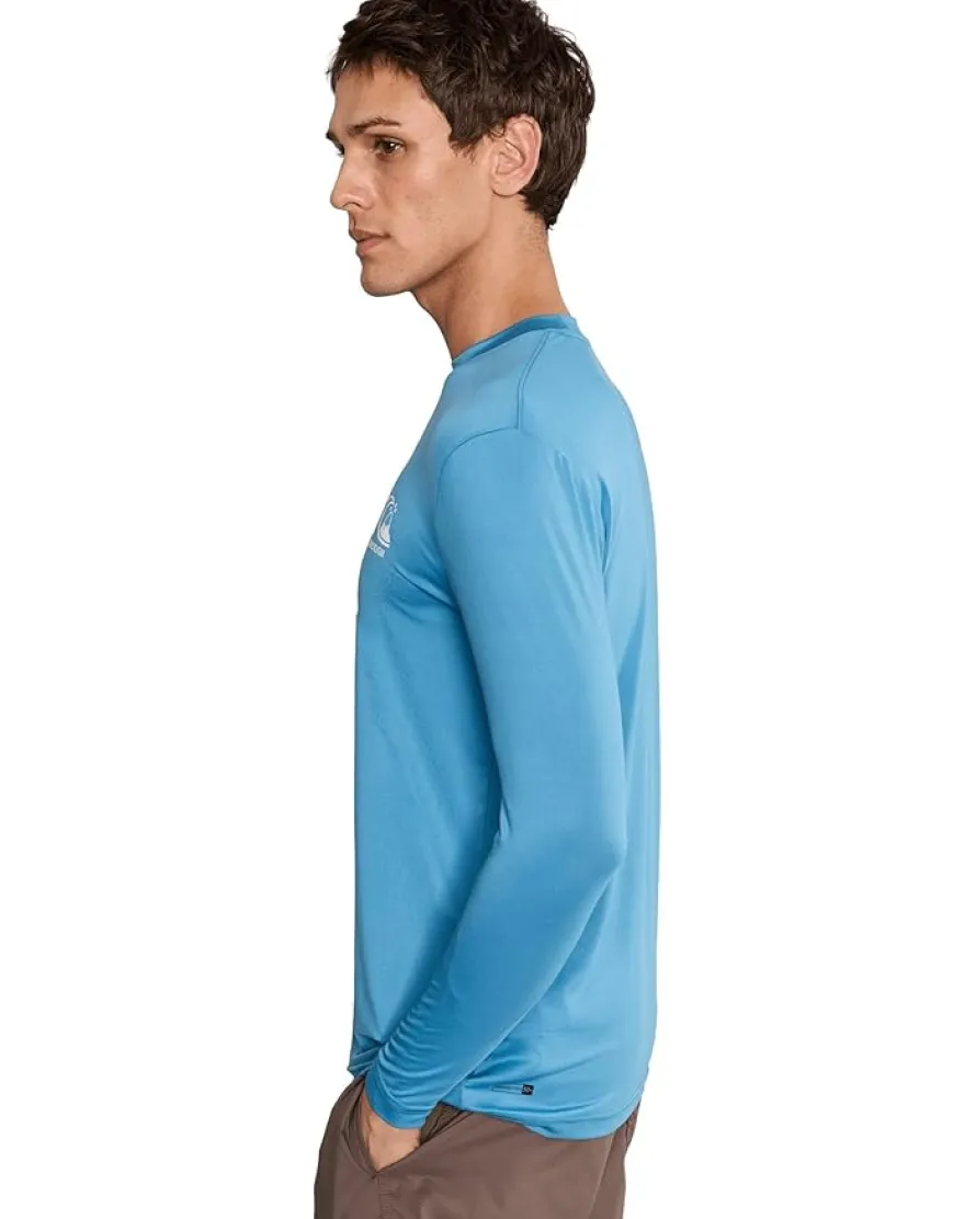 Quiksilver Dna Logo Long Sleeve Surf Tee Men's