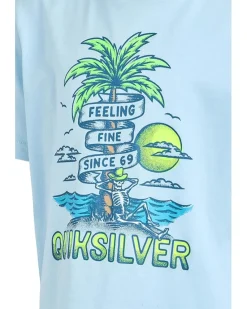 Quiksilver Kids Skeleton Chillin Short Sleeve (Toddler/Little Kid)