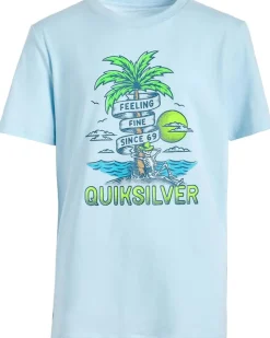 Quiksilver Kids Skeleton Chillin Short Sleeve (Big Kid)