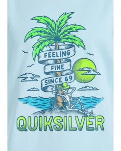 Quiksilver Kids Skeleton Chillin Short Sleeve (Big Kid)