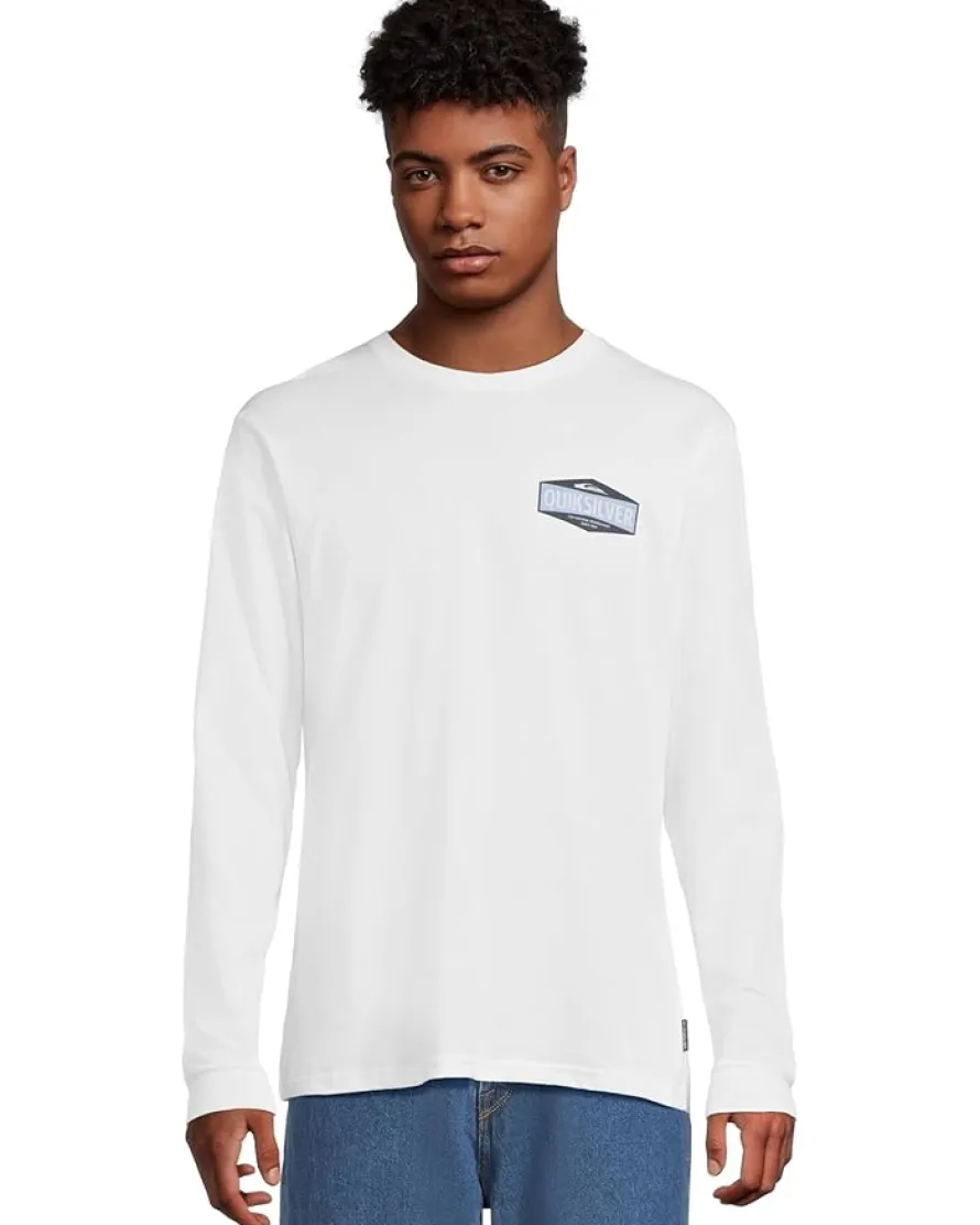 Quiksilver Three Piece Long Sleeve Screen Tee Men's