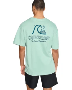 Quiksilver Vintage Bubble Org Screen Tee Men's
