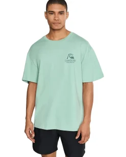 Quiksilver Vintage Bubble Org Screen Tee Men's