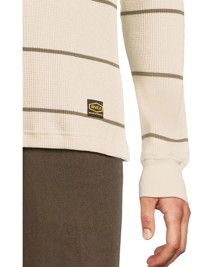 RVCA Dayshift Thermal Stripe Long Sleeve Men's