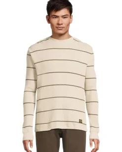 RVCA Dayshift Thermal Stripe Long Sleeve Men's