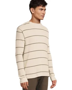 RVCA Dayshift Thermal Stripe Long Sleeve Men's