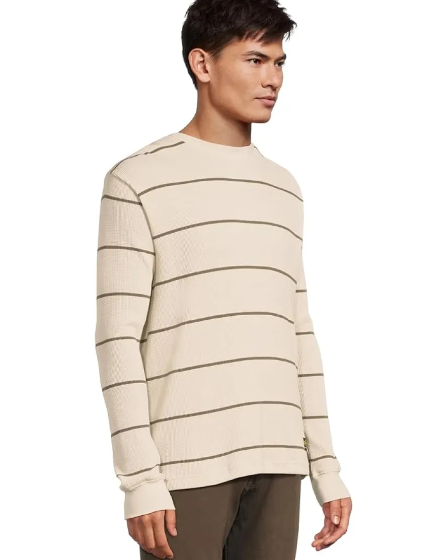 RVCA Dayshift Thermal Stripe Long Sleeve Men's