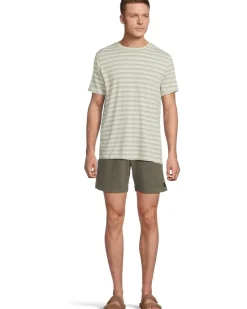RVCA Sport Vent Stripe Short Sleeve Tee Men's