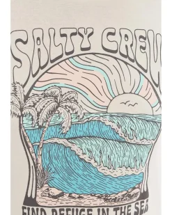 Salty Crew Keyhole Baby Tee Women's