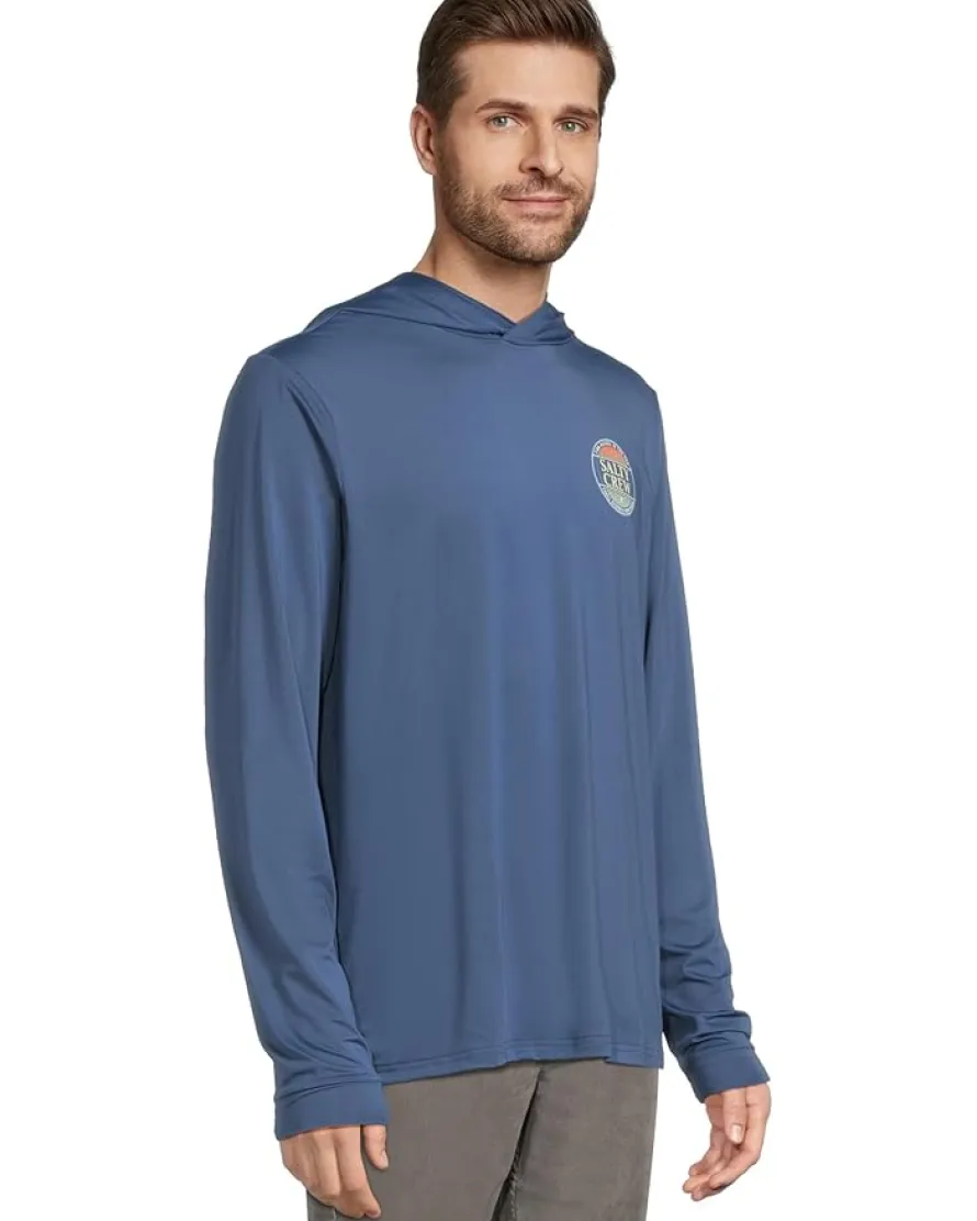 Salty Crew Simple Fade Hood Sunshirt Men's