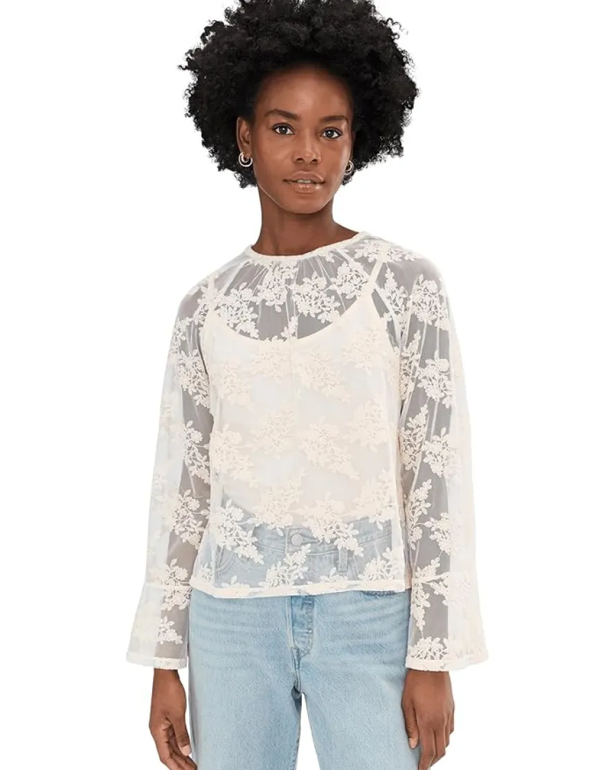 Sanctuary Boho Lace Top Women's