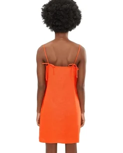Sanctuary Hideaway Linen Tie Strap Dress Women's