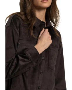 Sanctuary Ivy Suede Shirt Women's