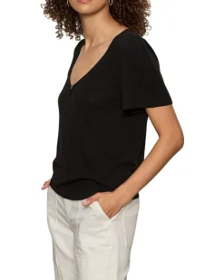 Sanctuary Keyhole Flutter Tee Women's