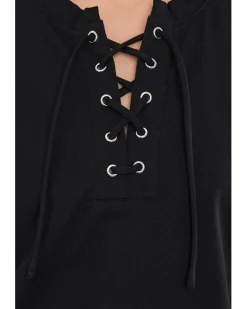 Sanctuary Lace-Up Timeless Tee Women's