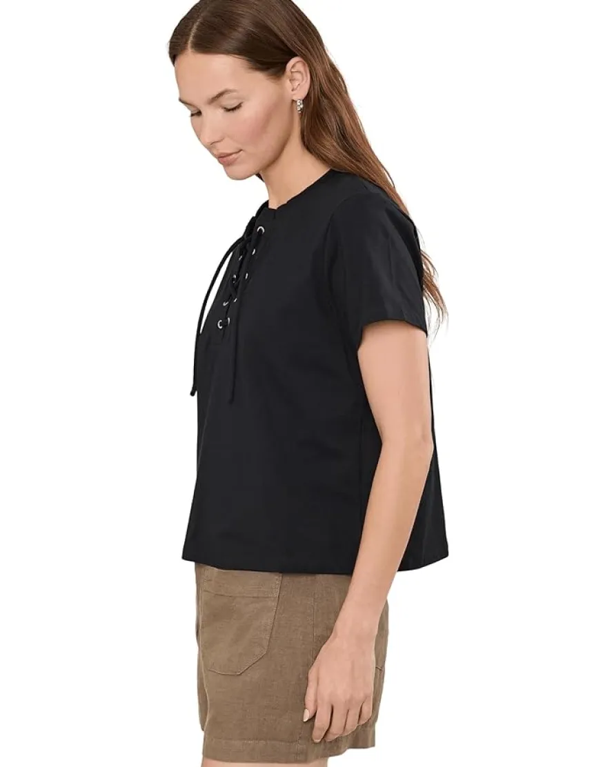 Sanctuary Lace-Up Timeless Tee Women's
