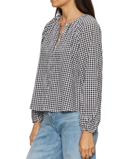 Sanctuary Perfect Gingham Button Blouse Women's