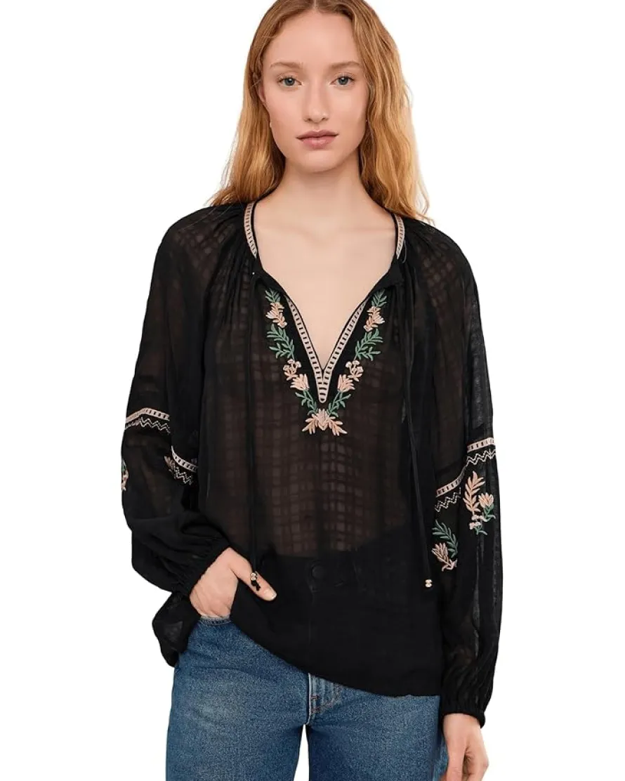 Sanctuary Raye Embroidered Blouse Women's