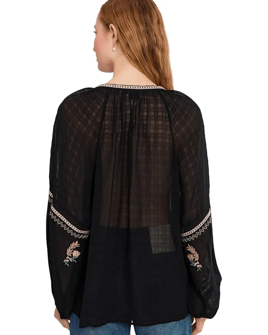 Sanctuary Raye Embroidered Blouse Women's