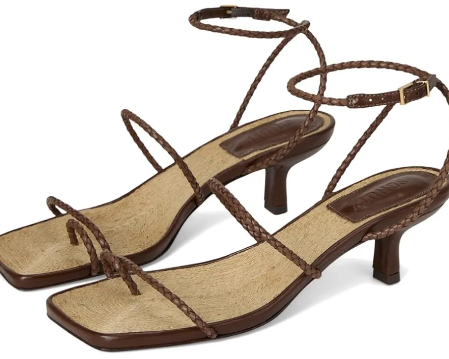 Schutz Kaya Straw Mid Women's
