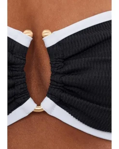 Seafolly Beach Bound Ring Front Bandeau Women's