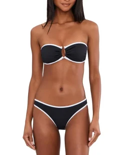 Seafolly Beach Bound Ring Front Bandeau Women's