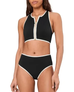 Seafolly Beach Bound Zip Front Tank Top Women's