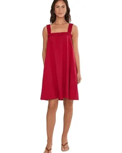Seafolly Beach Edit Gathered Band Mini Dress Women's