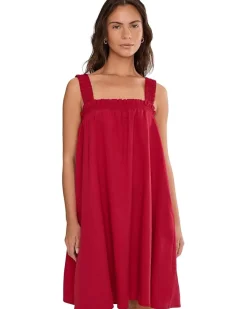 Seafolly Beach Edit Gathered Band Mini Dress Women's