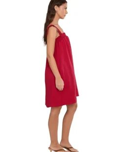 Seafolly Beach Edit Gathered Band Mini Dress Women's