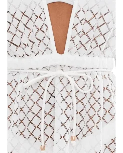Seafolly Beach Edit Gathered Lace Cover Up Women's