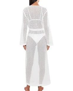 Seafolly Beach Edit Gathered Lace Cover Up Women's