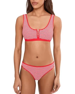 Seafolly Club House Zip Front Tank Top Women's