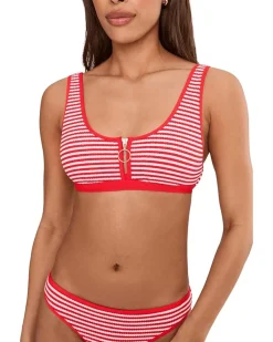 Seafolly Club House Zip Front Tank Top Women's