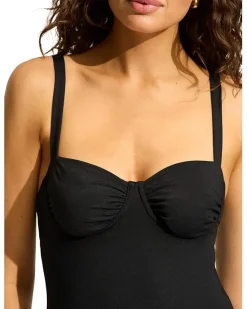 Seafolly Eco Collective Ruched Underwire One-Piece Women's