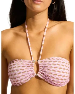 Seafolly Mala Ring Front Bandeau Women's