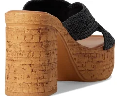 Seychelles Adorned Raffia Slide Sandal Women's