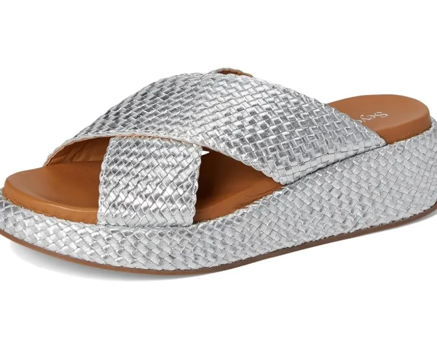 Seychelles Key West Metallic Leather Women's