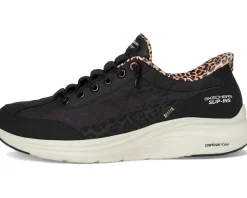SKECHERS Contour Foam Cozy Fit Hands Free Slip-Ins Leopard Dream Women's