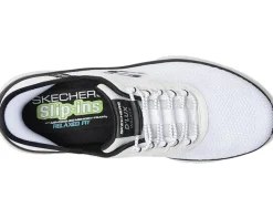 SKECHERS D'Lux Walker 2.0 Rezinate Hands Free Slip-In Men's