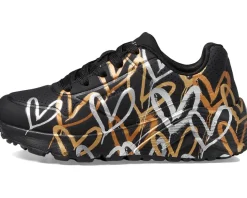 SKECHERS KIDS Uno Lite - Metallic Love 314067L (Little Kid/Big Kid)