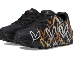 SKECHERS KIDS Uno Lite - Metallic Love 314067L (Little Kid/Big Kid)