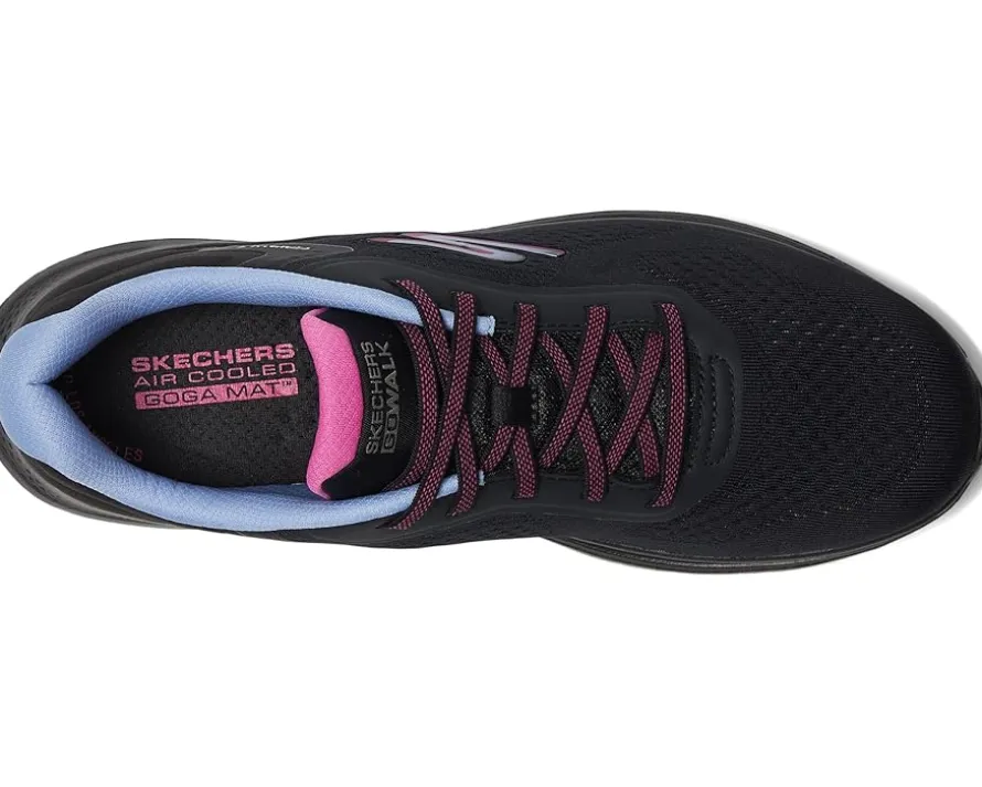 SKECHERS Performance Go Walk 7 - Cosmic Waves Athletic Walking Sneaker Women's