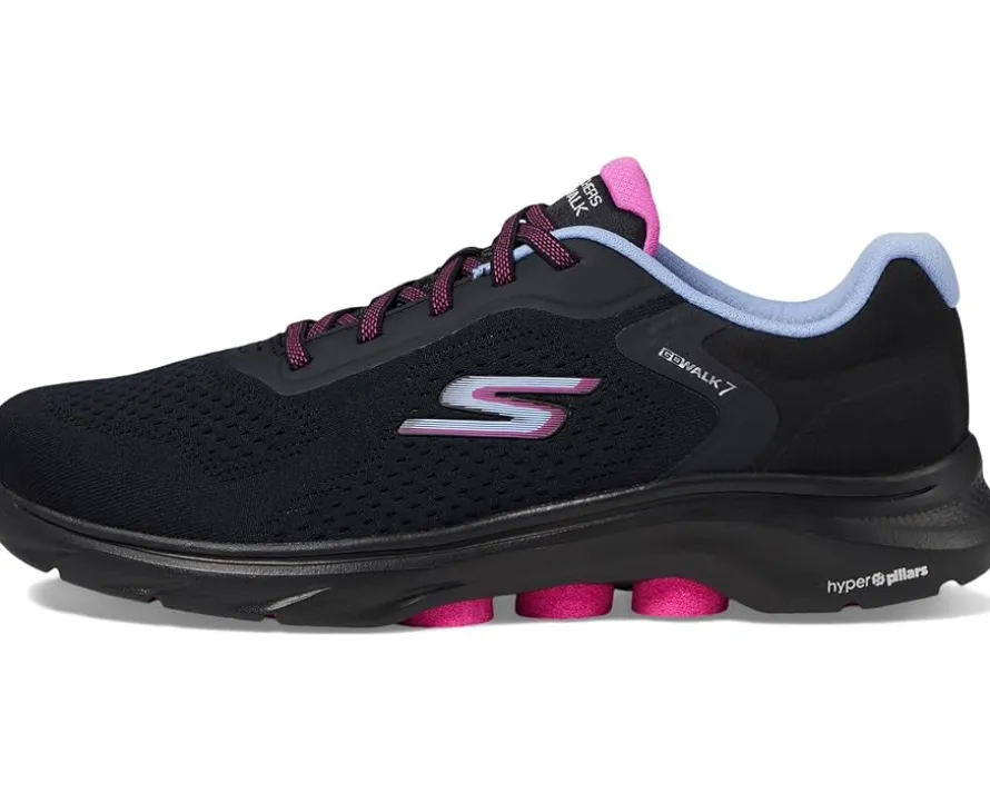 SKECHERS Performance Go Walk 7 - Cosmic Waves Athletic Walking Sneaker Women's