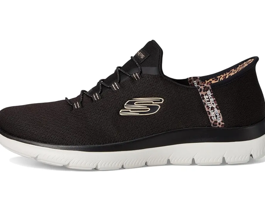 SKECHERS Summits Leopard Chic Hands Free Slip-INS Women's