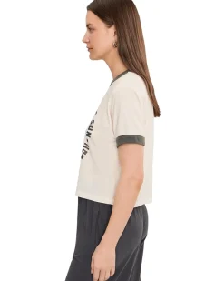 Spiritual Gangster Flow Melrose Ringer Tee Women's