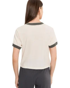 Spiritual Gangster Flow Melrose Ringer Tee Women's